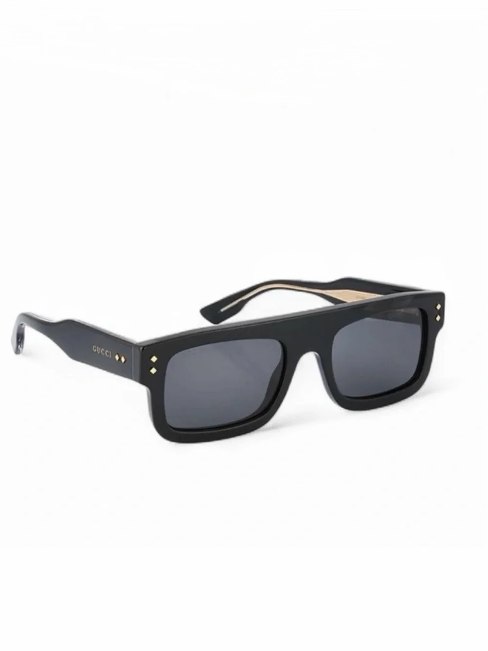 Gucci Rectangle Acetate Frame Unisex Sunglasses (53-21-145 mm)